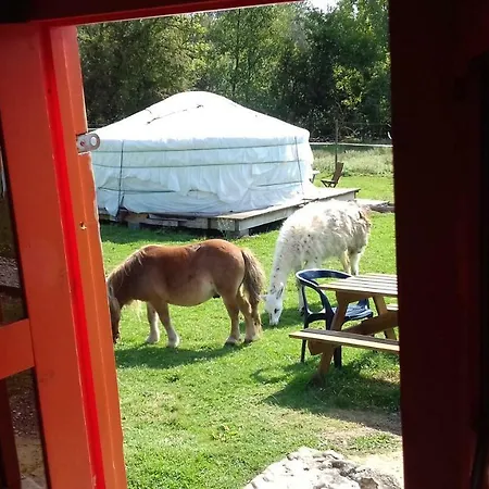 Luksusowy namiot Yourtes Du Moulin Bertrand *