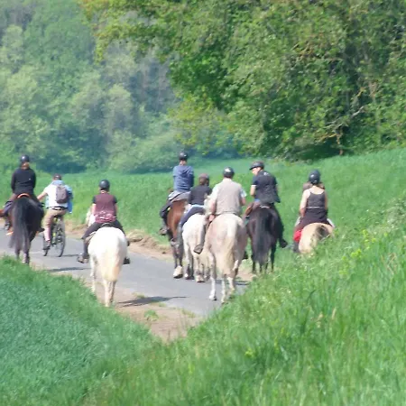 Yourtes Du Moulin Bertrand Luksusowy namiot Bruyères-et-Montbérault